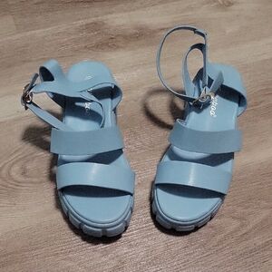 Weeboo Women Platform Sandals with Ankle Strap